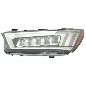 ACURA MDX  HEAD LAMP ASSY LEFT (Driver Side) CHROME (LED)(WO/AUTO LEVEL)(EXC A-SPEC) OEM#33150TZ5A51 2017-2020 PL#AC2502130