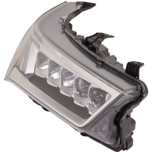 ACURA MDX  HEAD LAMP ASSY RIGHT (Passenger Side) CHROME (LED)(WO/AUTO LEVEL)(EXC A-SPEC) OEM#33100TZ5A51 2017-2020 PL#AC2503130