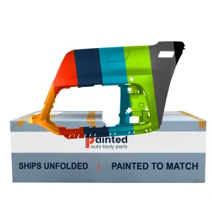 AUDI Q5 / SQ5  FRONT BUMPER COVER PRIMED LEFT (Driver Side) (Q5 WO/S-LINE)(W/PK SENSOR)(WO/PARALLEL PK SENSOR) **CAPA** OEM#80A807107DGRU 2018-2020 PL#AU1016110C