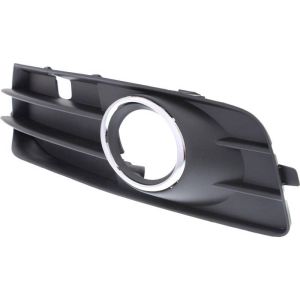 AUDI A3 FOG LAMP COVER LEFT (Driver Side) W/CHR RING (W/FOG)(W/S LINE) OEM#8P0807681N9B9 2009-2013 PL#AU1038114