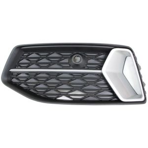 AUDI A6 SEDAN FOG LAMP COVER LEFT (Driver Side) SATIN-BLACK/ALUM (WO/S-LINE) OEM#4K0807647D3HB 2019-2023 PL#AU1038152