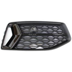 AUDI A6 SEDAN FOG LAMP COVER RIGHT (Passenger Side) SATIN-BLACK/GLOSS BLACK (WO/S-LINE) OEM#4K0807648DT94 2019-2023 PL#AU1039153