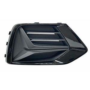 AUDI Q3 FOG LAMP COVER RIGHT (Passenger Side) BLACK W/GLOSS BLACK FRAME (WO/FOG)(WO/S-LINE) OEM#83A807672T94 2019-2023 PL#AU1039155