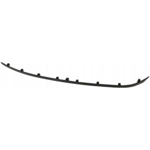 AUDI A3 SEDAN FRONT BUMPER MLDG LEFT (Driver Side) TXT-BLACK (WO/S-LINE) OEM#8V5807533 2015-2016 PL#AU1046102