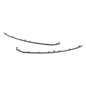 AUDI A3 SEDAN FRONT BUMPER COVER MOLDING RIGHT (Passenger Side) MAT-BLK OEM#8V5807534A 2017-2020 PL#AU1047103