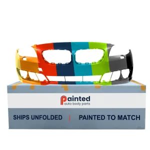 BMW BMW 5 SERIES (SEDAN) FRONT BUMPER COVER PRIMED (WO/SENSOR)(WO/M PKG) **CAPA** OEM#51117332679 2014-2016 PL#BM1000308C