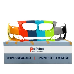 BMW BMW 5 SERIES (SEDAN) FRONT BUMPER COVER PRIMED (W/SENSOR)(W/SIDE CAMERA)( WO/M PKG) OEM#51117332681 2014-2016 PL#BM1000310