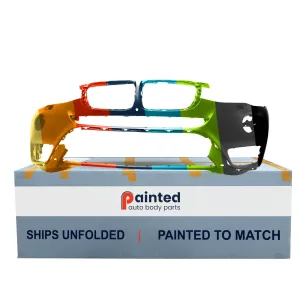 BMW BMW X3  FRONT BUMPER COVER PRM(W/HALOGEN FOG)(W/SENSOR)(W/CAMERA)(WO/M PKG) OEM#51117389902 2015-2017 PL#BM1000350