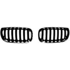 BMW BMW X3  GRILLE LEFT (Driver Side) CHROME/BLACK OEM#51133414903 2004-2006 PL#BM1200170