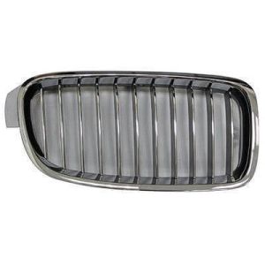 BMW BMW 3 (WAGON) GRILLE RIGHT (Passenger Side) CHROME FRAME /CHR/BLK INNER(11 BAR)(LUXURY) OEM#51137263482 2014-2019 PL#BM1200233