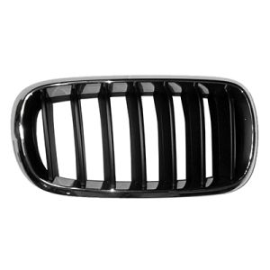 BMW BMW X5 GRILLE RIGHT (Passenger Side) CHROME FRAME/BLK BAR OEM#51137294486 2014-2018 PL#BM1200267