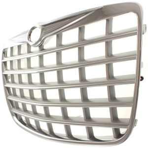 CHRYSLER 300 GRILLE CHR/SLV (5.7L/6.1L) OEM#4805928AC 2005-2010 PL#CH1200276