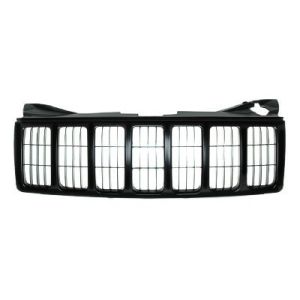 JEEP GRAND CHEROKEE GRILLE ASSEMBLY PTD/BLK (Laredo & LTD) OEM#5JF94ZZZAE (P) 2005-2007 PL#CH1200283