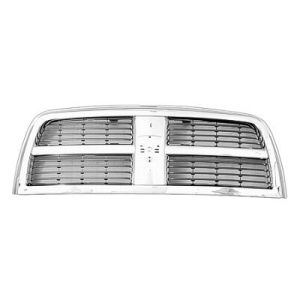 DODGE TRUCKS & VANS DODGE/PU  (R2500/3500) GRILLE CHROME W/BLACK INNER OEM#68001467AB 2010-2012 PL#CH1200336