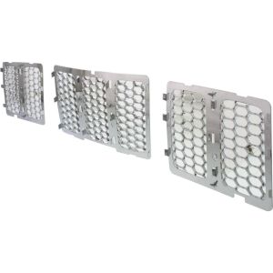 JEEP GRAND CHEROKEE GRILLE INNER MESH CHROME (3pcs) (HONEYCOMB)(SUMMIT)**CAPA** OEM#68143075AB 2014-2016 PL#CH1200366C