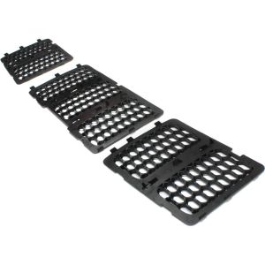 JEEP GRAND CHEROKEE GRILLE INNER MESH BLACK (3pcs) (HONEYCOMB) **CAPA** OEM#68143074AD 2014-2016 PL#CH1200377C