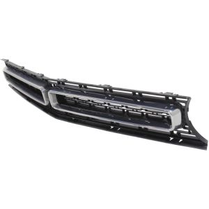 DODGE CHALLENGER  GRILLE BLACK W/SATIN-CHROME MLDG (R/T;R/T PLUS;SXT;SXT PLUS) **CAPA** OEM#68259754AD 2015-2023 PL#CH1200389C
