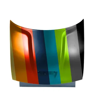 DODGE CHALLENGER HOOD (ALUM)(SINGLE SCOOP W/BEZEL)(GT/ R/T ) **CAPA** OEM#68259671AG 2019-2023 PL#CH1230331C