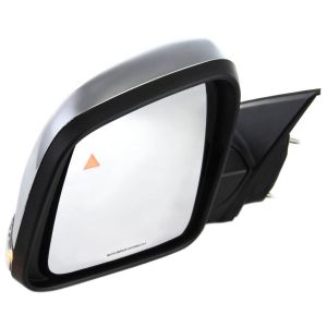 JEEP GRAND CHEROKEE DOOR MIRROR LEFT (Driver Side) PWR/HTD/SIGNAL/MEMORY/BLIND DETECT/M-FOLD (CHROME CVR)(WO/AUTO DIM) OEM#68236931AF 2011-2013 PL#CH1320359