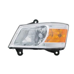 DODGE TRUCKS & VANS GRAND CARAVAN HEAD LAMP ASSEMBLY LEFT (Driver Side) OEM#5113333AD (P) 2008-2010 PL#CH2502191