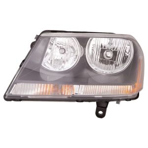 DODGE AVENGER HEAD LAMP ASSEMBLY LEFT (Driver Side) (BLACK HSG)**CAPA** OEM#5303745AD 2008-2014 PL#CH2502194C