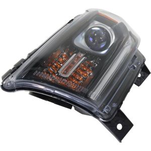 DODGE TRUCKS & VANS DURANGO HEAD LAMP ASSEMBLY LEFT (Driver Side) (HALOGEN)(WO/LED DRL)(BLK BEZEL)**CAPA** OEM#68184827AF 2014-2015 PL#CH2502255C