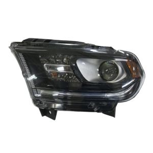 DODGE TRUCKS & VANS DURANGO  HEAD LAMP ASSY LEFT (Driver Side) (HALOGEN)(WO/LED DRL)(BLACK BEZEL) OEM#68299135AE 2016-2020 PL#CH2502302