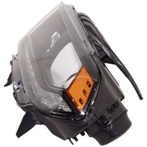 DODGE TRUCKS & VANS DURANGO  HEAD LAMP ASSY LEFT (Driver Side) (HALOGEN W/LED DRL)(BLACK TRIM) OEM#68299131AH 2016-2020 PL#CH2502305