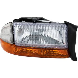 DODGE TRUCKS & VANS DURANGO HEAD/LAMP ASSEMBLY RIGHT (Passenger Side) (From:8-18-97)(W/P/L & C/L)(W/BKT) OEM#55055110AI 1998-2003 PL#CH2503122