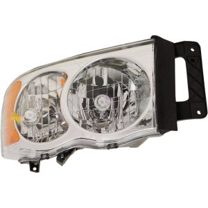 DODGE TRUCKS & VANS DODGE/PU ( R1500)(EXC Mega Cab 06-08) HEAD LAMP ASSEMBLY RIGHT (Passenger Side) OEM#55077120AG 2005 PL#CH2503161