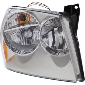 DODGE MAGNUM HEAD LAMP ASSEMBLY RIGHT (Passenger Side) (5.7L)(W/CHR BEZEL) OEM#4806058AG 2005-2007 PL#CH2503165