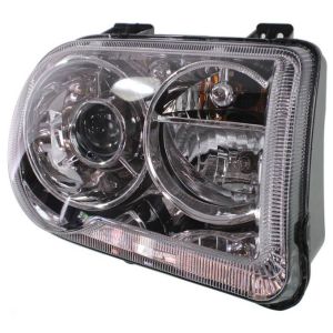 CHRYSLER 300  HEAD LAMP RIGHT (Passenger Side) (XENON)(W/O HEAD LAMPAMP LEVELING)(W/O HID/BALLAST/WIRE) OEM#57010758AA 2005-2010 PL#CH2503171