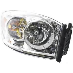 DODGE TRUCKS & VANS DODGE/PU (R2500/3500)(R1500 Mega Cab 06-08) HEAD LAMP ASSEMBLY RIGHT (Passenger Side) OEM#68003124AD 2007-2009 PL#CH2503180