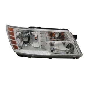 DODGE JOURNEY HEAD LAMP ASSEMBLY RIGHT (Passenger Side) (CHROME BEZEL) OEM#5116288AC 2009-2018 PL#CH2503222