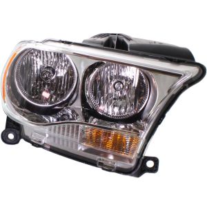 DODGE TRUCKS & VANS DURANGO HEAD LAMP ASSEMBLY RIGHT (Passenger Side) (HALOGEN)(CHR BEZEL) OEM#55079366AC 2011-2013 PL#CH2503228