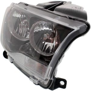 DODGE TRUCKS & VANS DURANGO HEAD LAMP ASSEMBLY RIGHT (Passenger Side) (HALOGEN)(BLK BEZEL) OEM#68084076AB 2011-2013 PL#CH2503229
