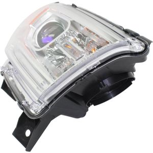 DODGE TRUCKS & VANS DURANGO HEAD LAMP ASSEMBLY RIGHT (Passenger Side) (HALOGEN)(WO/LED DRL)(CHR BEZEL)**CAPA** OEM#68188730AF 2014-2015 PL#CH2503256C