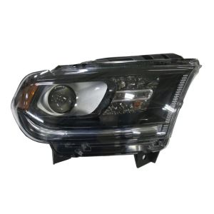 DODGE TRUCKS & VANS DURANGO  HEAD LAMP ASSY RIGHT (Passenger Side) (HALOGEN)(WO/LED DRL)(BLACK BEZEL) OEM#68299134AE 2016-2020 PL#CH2503302