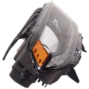DODGE TRUCKS & VANS DURANGO  HEAD LAMP ASSY RIGHT (Passenger Side) (HALOGEN W/LED DRL)(BLACK TRIM) OEM#68299130AH 2016-2020 PL#CH2503305