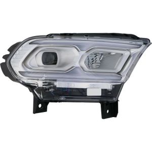 DODGE TRUCKS & VANS DURANGO HEAD LAMP ASSY RIGHT (Passenger Side) (LED)(CHROME) OEM#68433780AE 2021-2025 PL#CH2503352