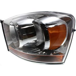 DODGE TRUCKS & VANS DODGE/PU (R2500/3500)(R1500 Mega Cab ) HEAD LAMP ASSY LEFT (Driver Side) (W/O BLACK BEZEL)**CAPA** OEM#55077795AD 2006 PL#CH2518114C