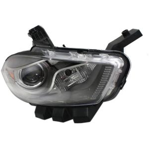 DODGE DART  HEAD LAMP UNIT RIGHT (Passenger Side) (HID)(CHROME BEZEL)(WO/HID KITS) OEM#68292806AB 2013-2016 PL#CH2519144
