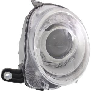 FIAT 500 2DOORS (FIAT) HEAD LAMP ASSEMBLY LEFT (Driver Side) (CHROME BEZEL)(PROJECTOR) **CAPA** OEM#5182429AE 2012-2019 PL#FI2502100C