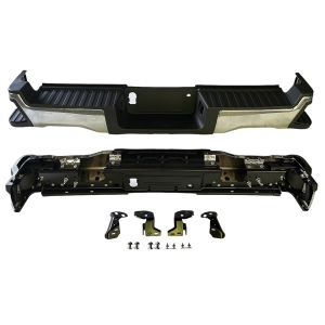 FORD TRUCKS & VANS FORD/PU F250/350/450 (SUPER DUTY) REAR STEP BMP ASSY CHROME (WO/SENSOR) OEM#PC3Z17810JA-PFM 2023-2025 PL#FO1103307