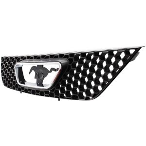 FORD MUSTANG GRILLE BLACK W/CHR FRAME (BASE/GT W/O bulit edtion) OEM#XR3Z8200AA 1999-2004 PL#FO1200357