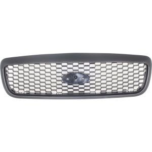 FORD CROWN VICTORIA GRILLE BLACK (HONEY COMB TYPE) OEM#6W7Z8200AA 1998-2011 PL#FO1200388