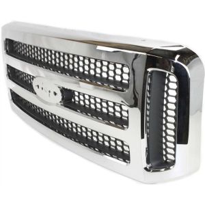 FORD TRUCKS & VANS EXCURSION  GRILLE CHROME/PTD GRAY OEM#6C3Z8200BD 2005 PL#FO1200456