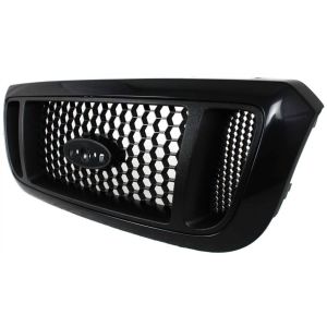 FORD TRUCKS & VANS RANGER  GRILLE PTD BLACK W/ARG MESH TYPE (4WD) OEM#4L5Z8200DAF 2004-2005 PL#FO1200460