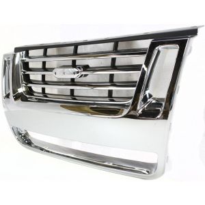 FORD TRUCKS & VANS EXPLORER  GRILLE CHROME (Eddie Bauer) OEM#8L2Z8200CA 2006-2010 PL#FO1200477