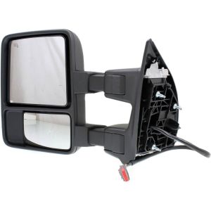 FORD TRUCKS & VANS FORD/PU  (F250/350/450/550) Super Duty DOOR MIRROR LEFT (Driver Side) PWR/HTD/SIGNAL/MEMORY (MANUAL TELESCOPING)(BLACK)(TOW TYPE) OEM#7C3Z17683EC 2008-2010 PL#FO1320356